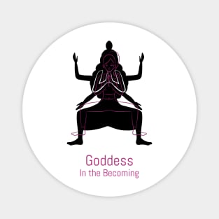 Goddess In the Becoming | Spiritual Woman Tee Magnet